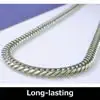 Pure Titanium Curb Chain Necklace 12mm Super Wide Version 60cm (23.6