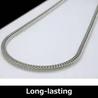 Pure Titanium Curb Chain Necklace (5mm wide) Long 55cm/60cm (21.6